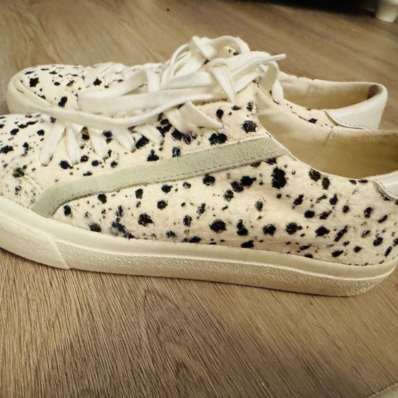 Madewell Sidewalk lighthouse print  spotted side fur sneakers Size 7.5 - Picture 3 of 6